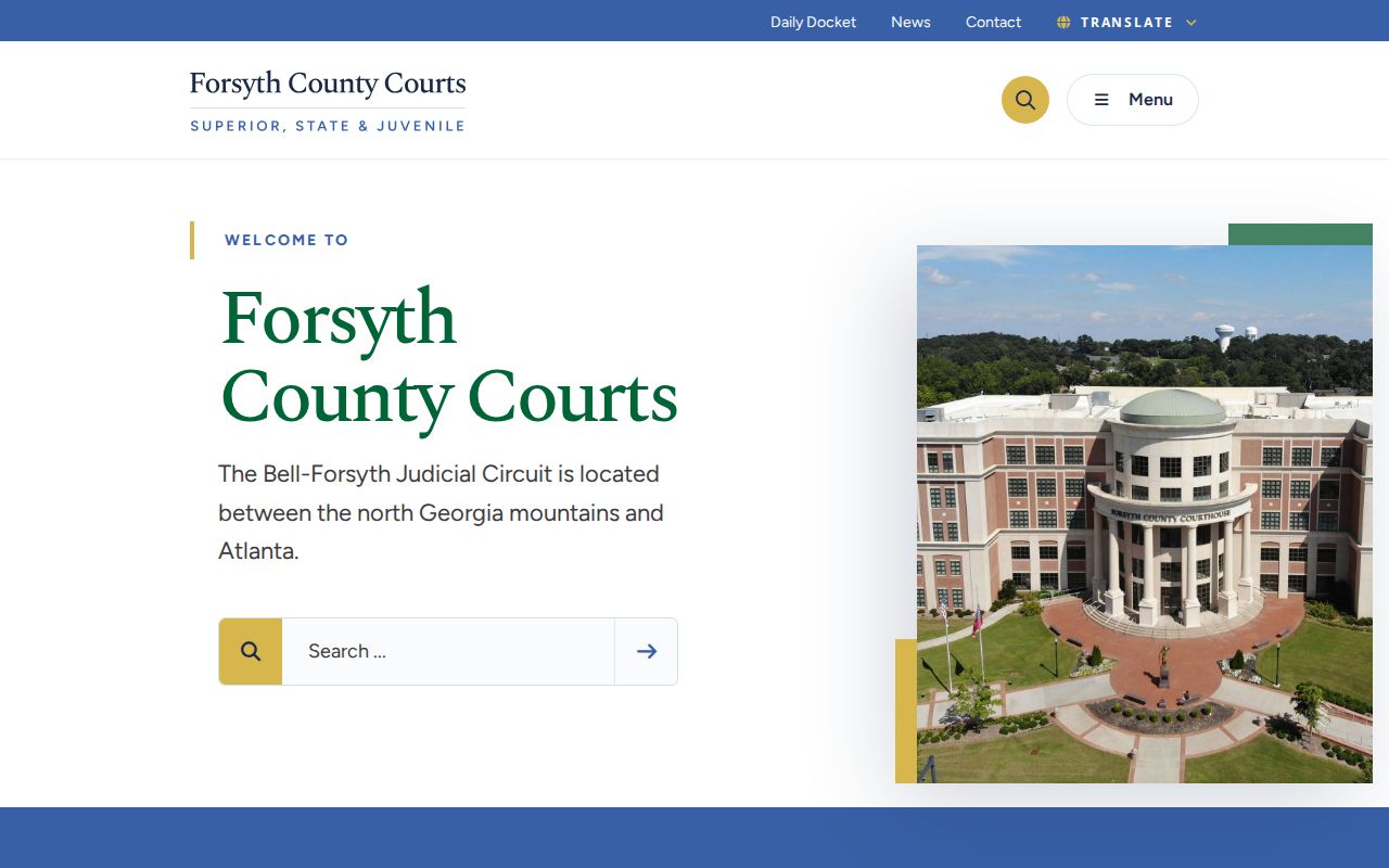 Forsyth County residents directory court access hub