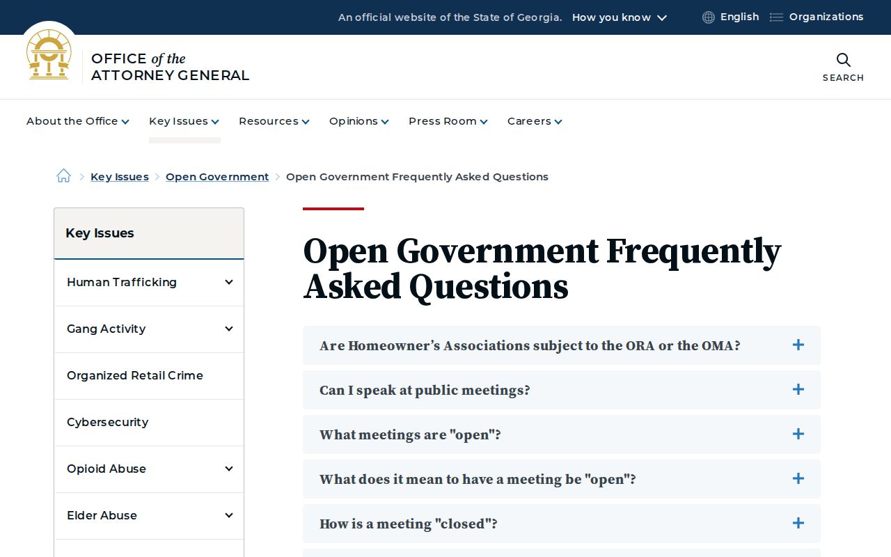 Forsyth County residents directory Georgia open government source