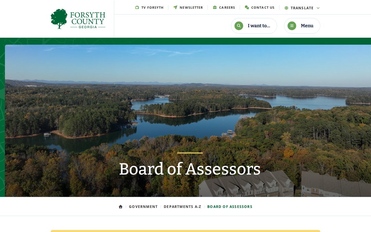Forsyth County residents directory Board of Assessors source